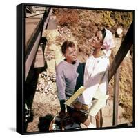 Le Chevalier des Sables THE SANDPIPER by Vincente Minnelli with Richard Burton and Elizabeth Taylor-null-Framed Stretched Canvas