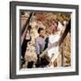 Le Chevalier des Sables THE SANDPIPER by Vincente Minnelli with Richard Burton and Elizabeth Taylor-null-Framed Photo