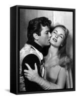 Le Chevalier du Roi BLACK SHIELD OF FALWORTH Rudolph Mate with Tony Curtis and Janet Leigh, 1954 (b-null-Framed Stretched Canvas