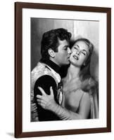Le Chevalier du Roi BLACK SHIELD OF FALWORTH Rudolph Mate with Tony Curtis and Janet Leigh, 1954 (b-null-Framed Photo