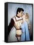 Le Chevalier du Roi BLACK SHIELD OF FALWORTH Rudolph Mate with Tony Curtis and Janet Leigh, 1954 (p-null-Framed Stretched Canvas