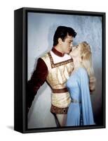 Le Chevalier du Roi BLACK SHIELD OF FALWORTH Rudolph Mate with Tony Curtis and Janet Leigh, 1954 (p-null-Framed Stretched Canvas
