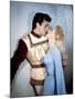 Le Chevalier du Roi BLACK SHIELD OF FALWORTH Rudolph Mate with Tony Curtis and Janet Leigh, 1954 (p-null-Mounted Photo