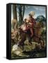 Le Chevalier, la jeune fille et la Mort-Hans Baldung Grien-Framed Stretched Canvas