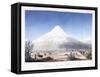 Le Chimborazo Vu Depuis Le Plateau De Tapia, 1810-1814-Friedrich Alexander-Framed Stretched Canvas