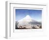 Le Chimborazo Vu Depuis Le Plateau De Tapia, 1810-1814-Friedrich Alexander-Framed Giclee Print