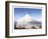 Le Chimborazo Vu Depuis Le Plateau De Tapia, 1810-1814-Friedrich Alexander-Framed Giclee Print
