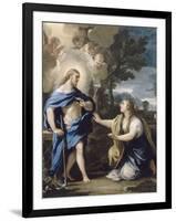 Le Christ apparaissant à la Madeleine-Luca Giordano-Framed Giclee Print