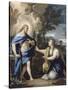 Le Christ apparaissant à la Madeleine-Luca Giordano-Stretched Canvas