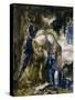 Le Christ au jardin des oliviers-Gustave Moreau-Stretched Canvas