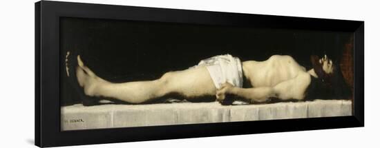 Le Christ au tombeau (1883)-Jean Henner-Framed Giclee Print