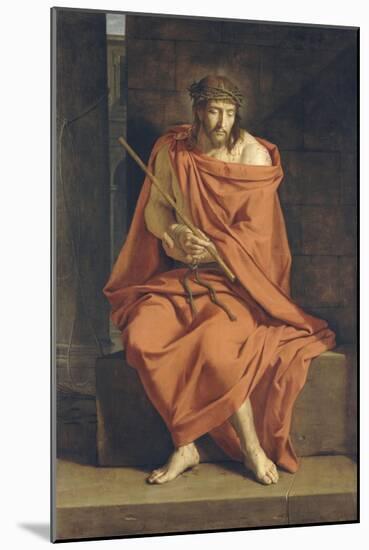 Le Christ aux outrages-Philippe De Champaigne-Mounted Giclee Print