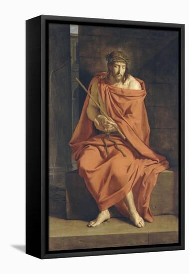 Le Christ aux outrages-Philippe De Champaigne-Framed Stretched Canvas