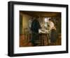 Le Christ chez les paysans-Christ in a farmers home-Fritz von Uhde-Framed Giclee Print