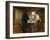 Le Christ chez les paysans-Christ in a farmers home-Fritz von Uhde-Framed Giclee Print