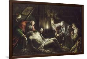 Le Christ descendu de la Croix-Jacopo Bassano-Framed Giclee Print