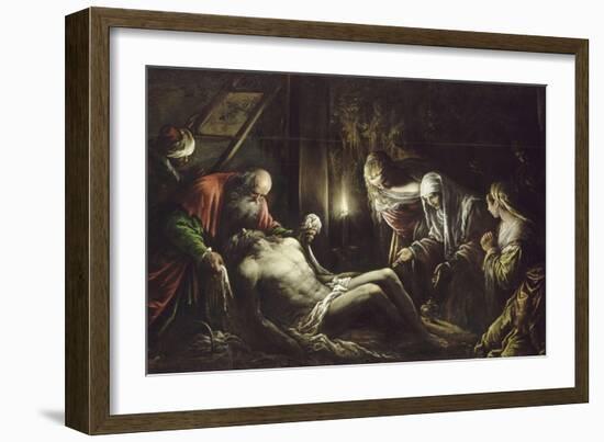 Le Christ descendu de la Croix-Jacopo Bassano-Framed Giclee Print