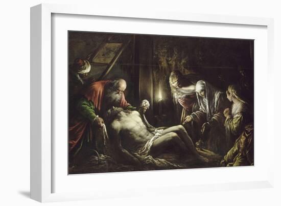 Le Christ descendu de la Croix-Jacopo Bassano-Framed Giclee Print