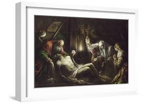 Le Christ descendu de la Croix-Jacopo Bassano-Framed Giclee Print