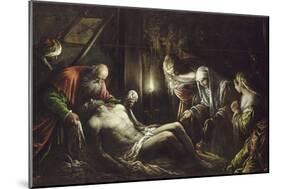 Le Christ descendu de la Croix-Jacopo Bassano-Mounted Giclee Print