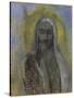 Le Christ du silence-Odilon Redon-Stretched Canvas