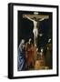 Le Christ en croix, la Vierge, la Madeleine, saint Jean et saint Vincent de Paul-Nicolas Tournier-Framed Giclee Print