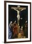 Le Christ en croix, la Vierge, la Madeleine, saint Jean et saint Vincent de Paul-Nicolas Tournier-Framed Giclee Print