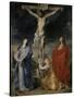 Le Christ en croix, la Vierge, Saint Jean et Sainte Madeleine-Sir Anthony Van Dyck-Stretched Canvas
