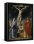 Le Christ en croix, la Vierge, Saint Jean et Sainte Madeleine-Sir Anthony Van Dyck-Framed Stretched Canvas