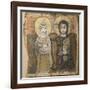 Le Christ et l'abbé Ména-null-Framed Giclee Print