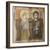 Le Christ et l'abbé Ména-null-Framed Giclee Print