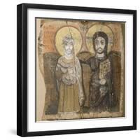 Le Christ et l'abbé Ména-null-Framed Giclee Print