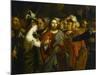 Le Christ et la femme adultère-Lorenzo Lotto-Mounted Giclee Print