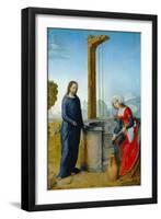 Le Christ et la Samaritaine-Juan de Flandes-Framed Giclee Print