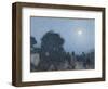 le Christ et ses disciples sur la route de Béthanie-Henry Ossawa Tanner-Framed Premium Giclee Print