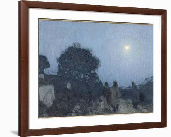 le Christ et ses disciples sur la route de Béthanie-Henry Ossawa Tanner-Framed Giclee Print