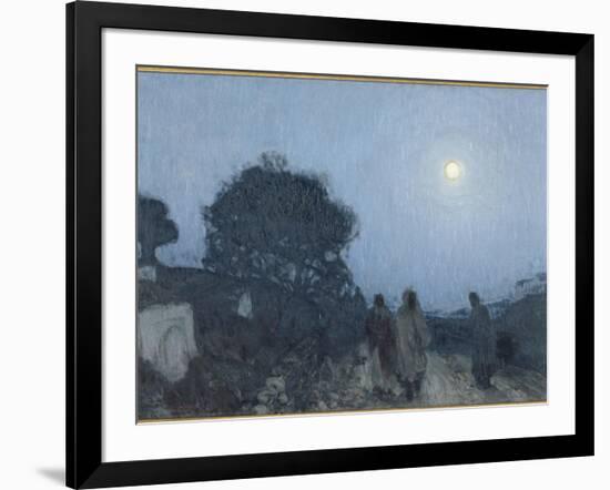 le Christ et ses disciples sur la route de Béthanie-Henry Ossawa Tanner-Framed Giclee Print