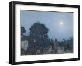 le Christ et ses disciples sur la route de Béthanie-Henry Ossawa Tanner-Framed Giclee Print