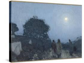 le Christ et ses disciples sur la route de Béthanie-Henry Ossawa Tanner-Stretched Canvas