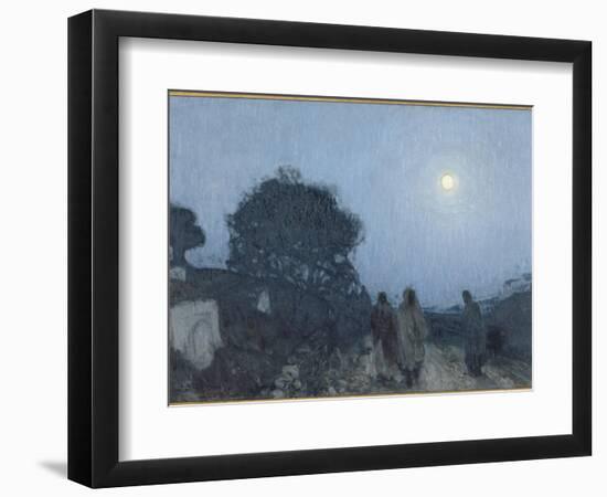 le Christ et ses disciples sur la route de Béthanie-Henry Ossawa Tanner-Framed Giclee Print