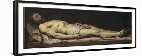 Le Christ mort couché sur son linceul-Philippe De Champaigne-Framed Premium Giclee Print