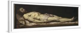 Le Christ mort couché sur son linceul-Philippe De Champaigne-Framed Premium Giclee Print