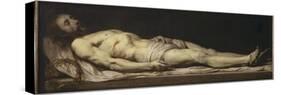 Le Christ mort couché sur son linceul-Philippe De Champaigne-Stretched Canvas