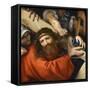 Le Christ portant sa croix-Lorenzo Lotto-Framed Stretched Canvas