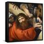 Le Christ portant sa croix-Lorenzo Lotto-Framed Stretched Canvas