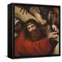 Le Christ portant sa croix-Lorenzo Lotto-Framed Stretched Canvas