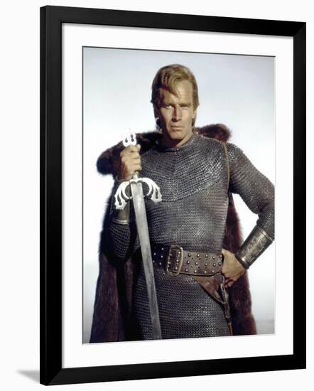 Le Cid EL CID by AnthonyMann with Charlton Heston, 1961 (photo)-null-Framed Photo