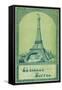 Le Cigare Eiffel Brand Cigar Box Label, View of the Eiffel Tower-Lantern Press-Framed Stretched Canvas