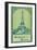 Le Cigare Eiffel Brand Cigar Box Label, View of the Eiffel Tower-Lantern Press-Framed Art Print