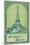 Le Cigare Eiffel Brand Cigar Box Label, View of the Eiffel Tower-Lantern Press-Mounted Art Print